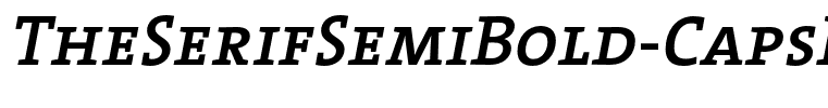 TheSerifSemiBold-CapsItalic