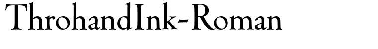 ThrohandInk-Roman