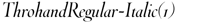 ThrohandRegular-Italic(1)