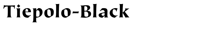Tiepolo-Black