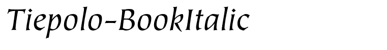 Tiepolo-BookItalic