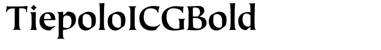 TiepoloICGBold