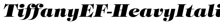 TiffanyEF-HeavyItalic