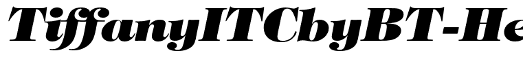 TiffanyITCbyBT-HeavyItalic