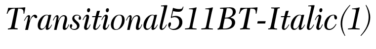 Transitional511BT-Italic(1)