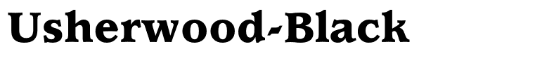 Usherwood-Black