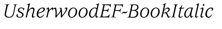 UsherwoodEF-BookItalic