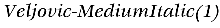 Veljovic-MediumItalic(1)