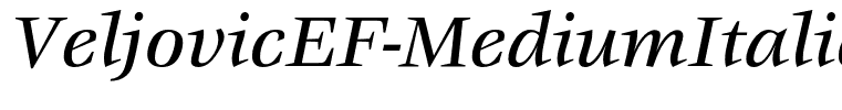 VeljovicEF-MediumItalic