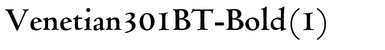 Venetian301BT-Bold(1)