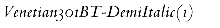 Venetian301BT-DemiItalic(1)