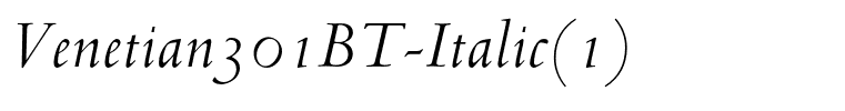 Venetian301BT-Italic(1)