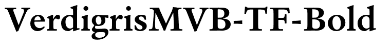 VerdigrisMVB-TF-Bold