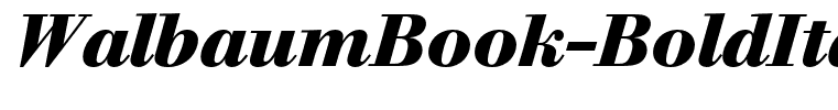 WalbaumBook-BoldItalicOsF
