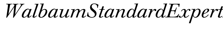 WalbaumStandardExpertBQ-ItalicOsF