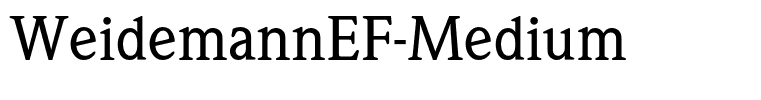 WeidemannEF-Medium