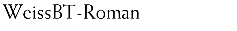 WeissBT-Roman