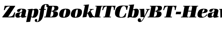 ZapfBookITCbyBT-HeavyItalic