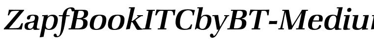 ZapfBookITCbyBT-MediumItalic