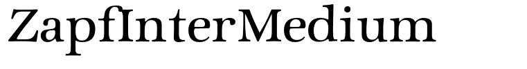 ZapfInterMedium