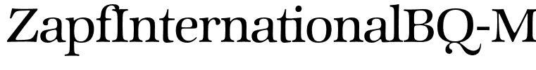 ZapfInternationalBQ-Medium