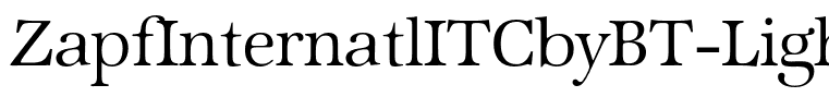 ZapfInternatlITCbyBT-Light