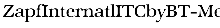 ZapfInternatlITCbyBT-Medium