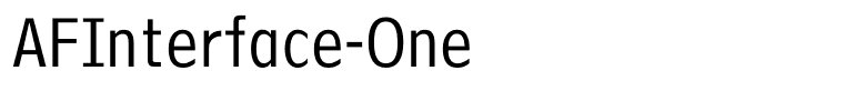 AFInterface-One