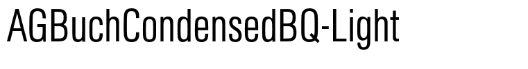 AGBuchCondensedBQ-Light