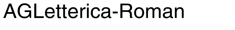 AGLetterica-Roman