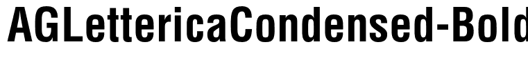 AGLettericaCondensed-Bold