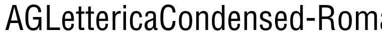 AGLettericaCondensed-Roman