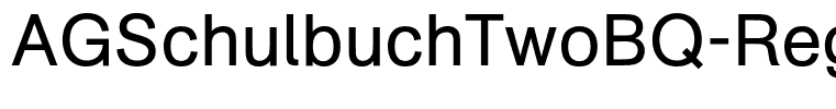 AGSchulbuchTwoBQ-Regular
