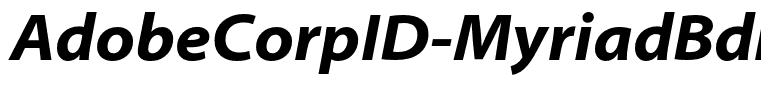 AdobeCorpID-MyriadBdIt