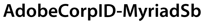 AdobeCorpID-MyriadSb