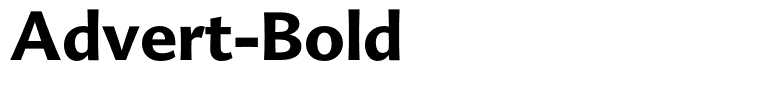 Advert-Bold