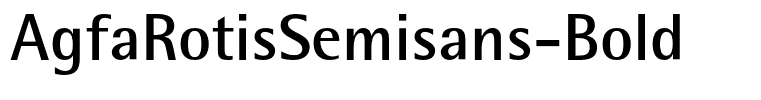 AgfaRotisSemisans-Bold