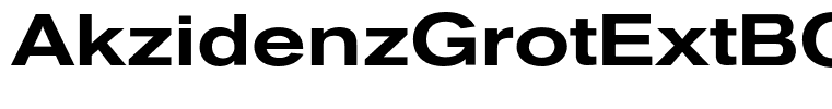 AkzidenzGrotExtBQ-Medium