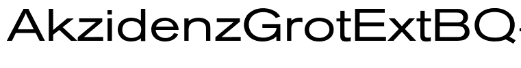 AkzidenzGrotExtBQ-Regular