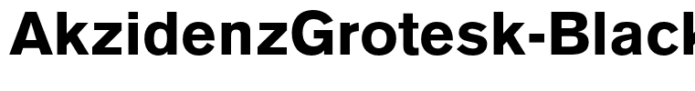 AkzidenzGrotesk-Black