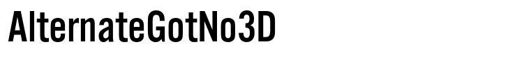 AlternateGotNo3D