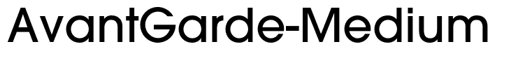 AvantGarde-Medium
