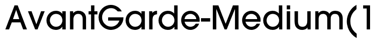 AvantGarde-Medium(1)