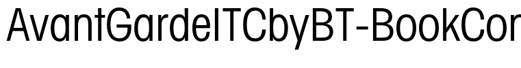 AvantGardeITCbyBT-BookCondensed