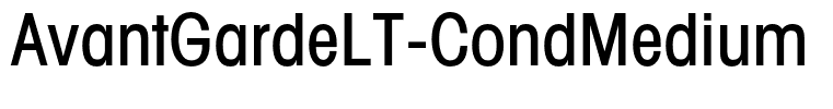 AvantGardeLT-CondMedium