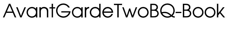 AvantGardeTwoBQ-Book