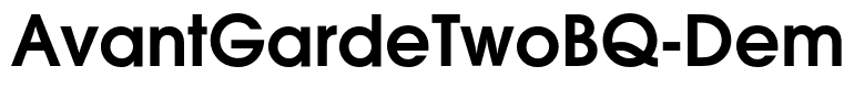 AvantGardeTwoBQ-DemiBold