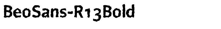 BeoSans-R13Bold