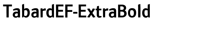 TabardEF-ExtraBold