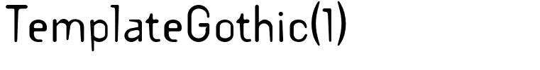 TemplateGothic(1)
